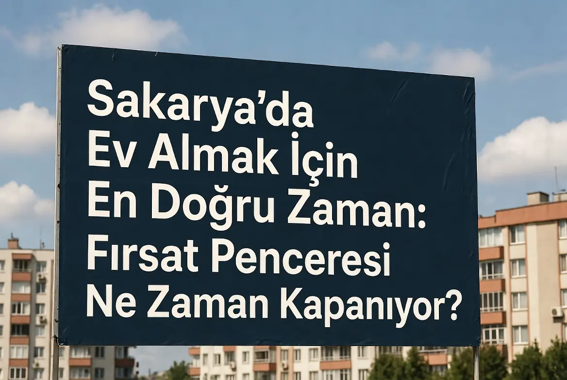 Sakarya’da Ev Almak İçin En Doğru Zaman: Fırsat Penceresi Ne Zaman Kapanıyor?