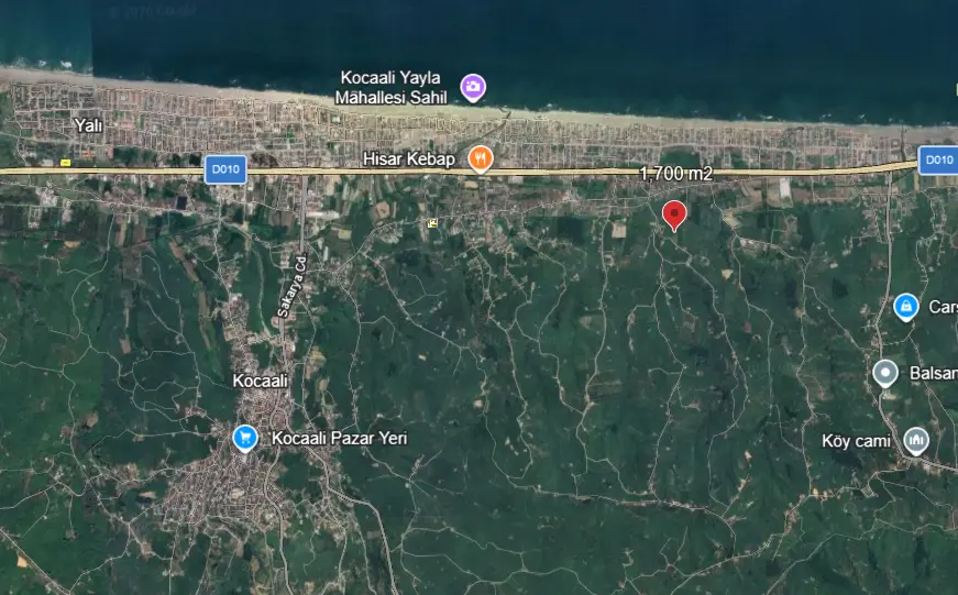 Kocaali Alandere'de Şehre Yakın, Yatırımlık 1.7 Dönüm Tarla ve Fındıklık